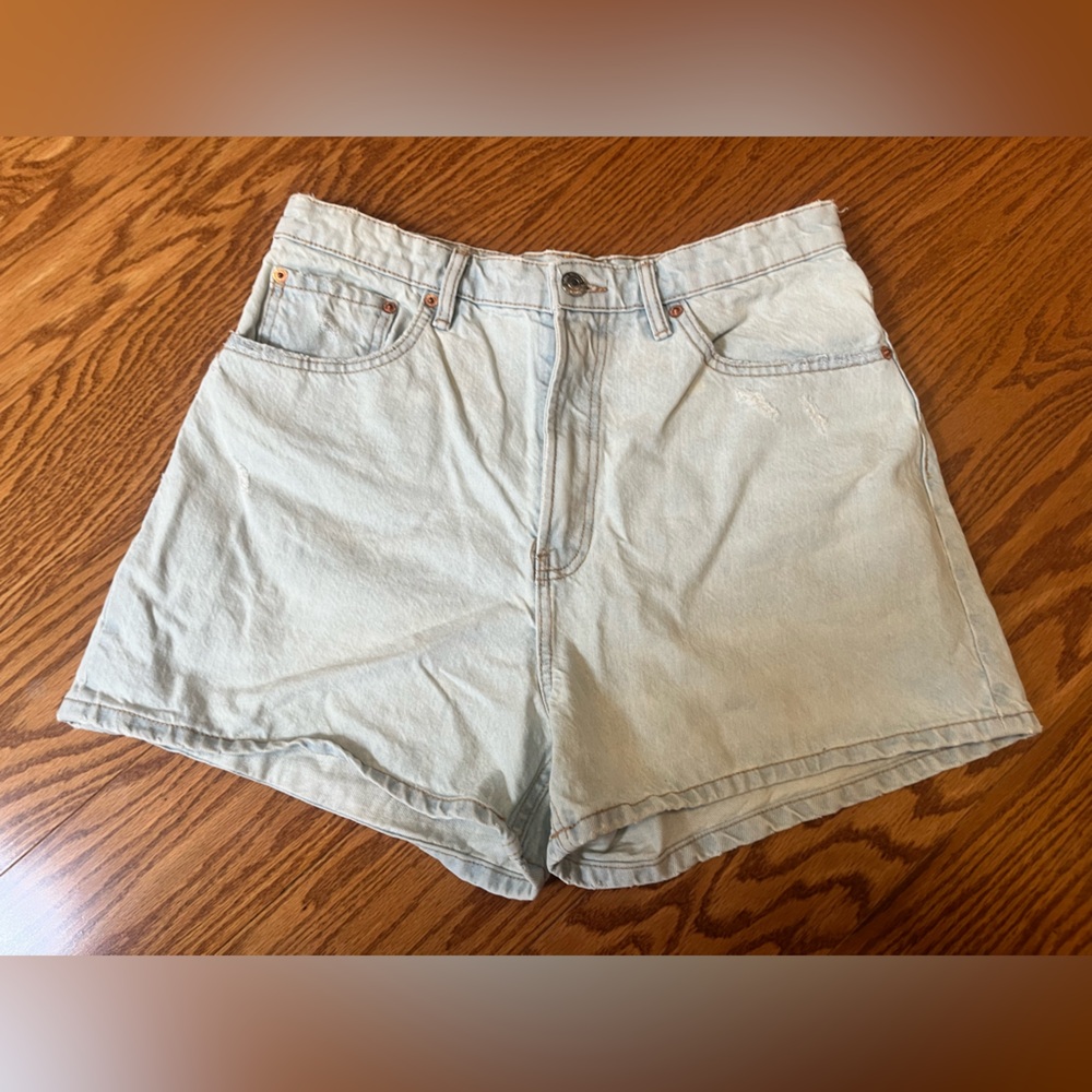 Zara Blue Jean Shorts Casual Denim
